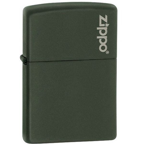 Зажигалка бензиновая Zippo Classic Green Matte Zippo Logo 221 ZL V77550706 фото