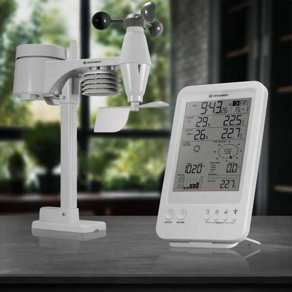 Метеостанція Bresser Weather Center 5-in-1 White (7002511) 925915 фото