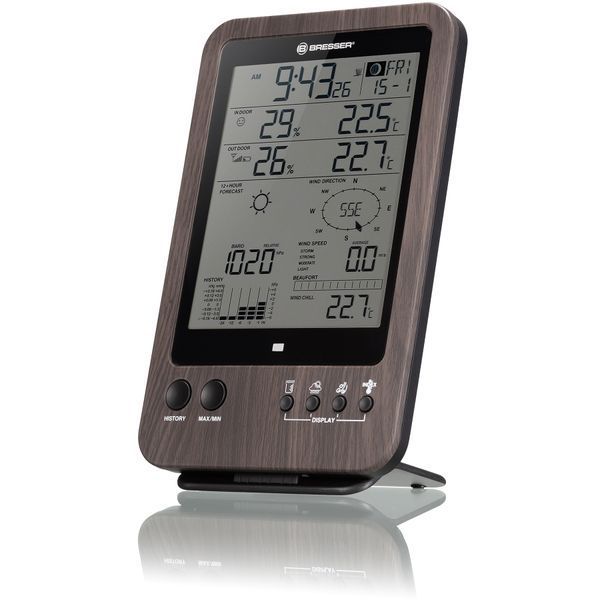 Метеостанція Bresser Weather Center 5-in-1 WTW Brown (7002512) 927567 фото