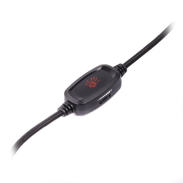 Гарнітура ігрова Bloody G535P з підсвічуванням, USB+3,5 jack G535P Bloody (Black+Silver) 1605418 фото