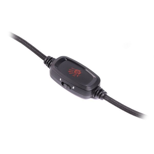 Гарнітура ігрова Bloody G535P з підсвічуванням, USB+3,5 jack G535P Bloody (Black+Silver) 1605418 фото