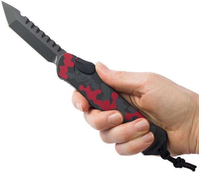 Ніж Heretic Hydra Tanto Two Tone Black Blade Red Camo H006-10A-RCAMO 9880002 фото