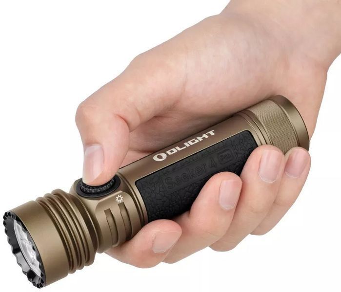 Ліхтар Olight Seeker 4 Pro CW Desert Tan (4600 Lm) 0.0000.3056 23704823 фото