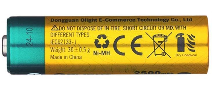 Набор аккумуляторов Olight B Pro AA 2100 mAh. 8 шт 0.9002.0197 23704887 фото