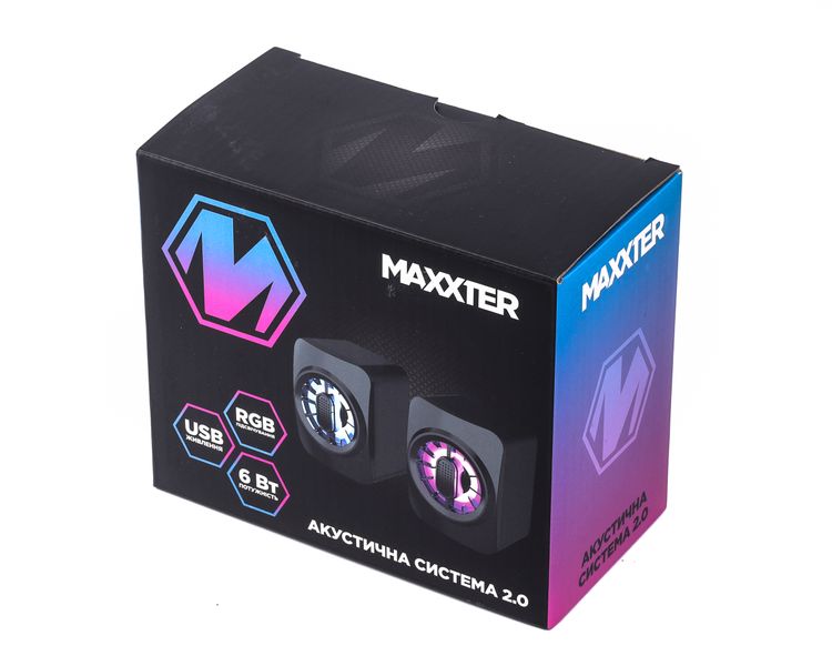 Колонки акустичні Maxxter CSP-U005RGB CSP-U005RGB 1605552 фото