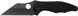 Ніж Spyderco Yojimbo 2 Black Blade G-10 C85GPBBK2 871388 фото 1