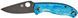 Ніж Spyderco Tenacious Black Blade D2 Titanium Blue C122TIBLBKD2P 871689 фото 1
