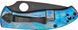 Ніж Spyderco Tenacious Black Blade D2 Titanium Blue C122TIBLBKD2P 871689 фото 2