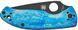 Ніж Spyderco Tenacious Black Blade D2 Titanium Blue C122TIBLBKD2P 871689 фото 4