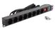 EnerGenie EG-PDU-012-C14 модуль распределения питания, 1U, 16A, 8шт евророзеток. EG-PDU-012-C14 1604806 фото 2