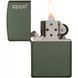 Зажигалка бензиновая Zippo Classic Green Matte Zippo Logo 221 ZL V77550706 фото 2