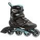 Rollerblade роликовые коньки Zetrablade W black-light blue 235 29333 фото 1