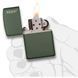Зажигалка бензиновая Zippo Classic Green Matte Zippo Logo 221 ZL V77550706 фото 5