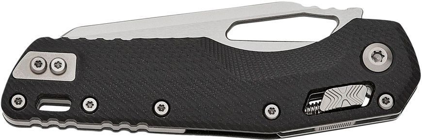 Нож Microtech MSI SW Serrated Fluted G-10 Black 210-12FLGTBK 14090797 фото