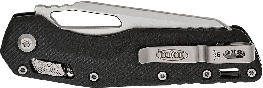 Нож Microtech MSI SW Serrated Fluted G-10 Black 210-12FLGTBK 14090797 фото