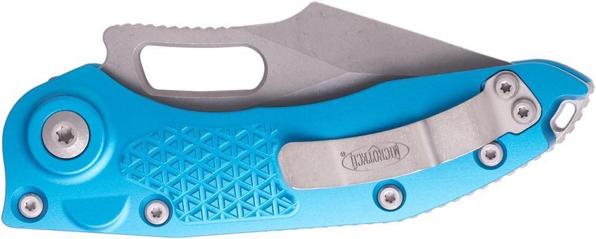 Ніж Microtech Stitch Apocalyptic Blue 169-10APBL 14090860 фото