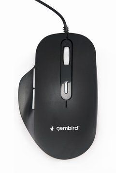 Оптична миша, MUS-6B-02, USB інтерфейс, чорний колiр MUS-6B-02 1605538 фото