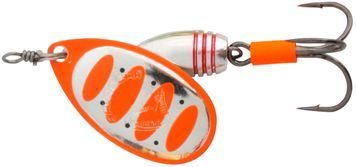 Блешня Savage Gear Rotex Spinner #1 3.5g 04-Fluo Orange Silver 18540881 фото