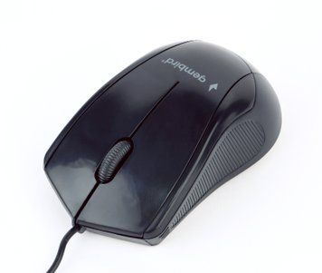 Оптична мишка Gembird MUS-3B-02, USB інтерфейс, чорний колір MUS-3B-02 1603926 фото