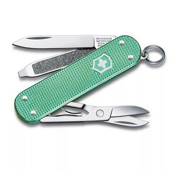 Швейцарський ніж Victorinox Classic SD 58 мм, 5 функцій, Зелений (0.6221.221G) V77552244 фото