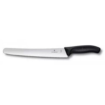 Кухонный нож для кондитерских изделий Victorinox Swiss Classic Pastry 26 см Черный (6.8633.26) V77551567 фото