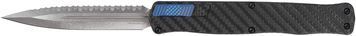Ніж Heretic Cleric II Double Edge Black Blade Aluminum Handle Blue H020-2CCF/BLU 9880009 фото