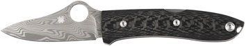 Ніж Spyderco SpyOpera Carbon Fiber Damasteel Thor C255CFPD 871601 фото