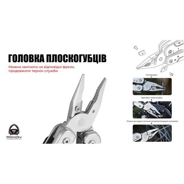 Мультитул Roxon Flash S803E (20 в 1) 99890 фото