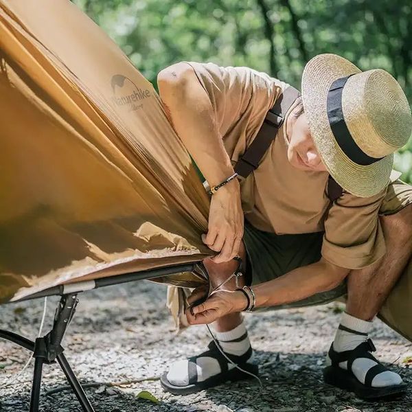 Намет одномісний Naturehike NH22ZP020, Коричневий 97842 фото