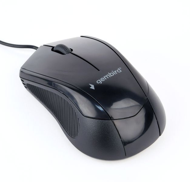 Оптична мишка Gembird MUS-3B-02, USB інтерфейс, чорний колір MUS-3B-02 1603926 фото