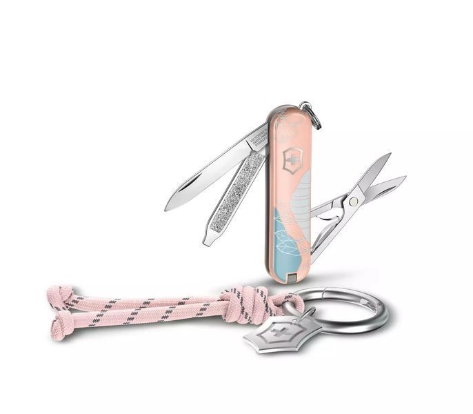 Швейцарський ніж-брелок Victorinox Classic SD Paris Style Рожевий 0.6223.E221 V77554117 фото
