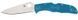 Ніж Spyderco Endura 4 Flat Ground Синій C10FPBL 871306 фото 10
