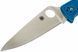 Ніж Spyderco Endura 4 Flat Ground Синій C10FPBL 871306 фото 6