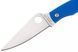 Ніж Spyderco Grasshopper 12C27 G-10 Blue C138GBLP 871679 фото 4