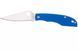 Ніж Spyderco Grasshopper 12C27 G-10 Blue C138GBLP 871679 фото 1