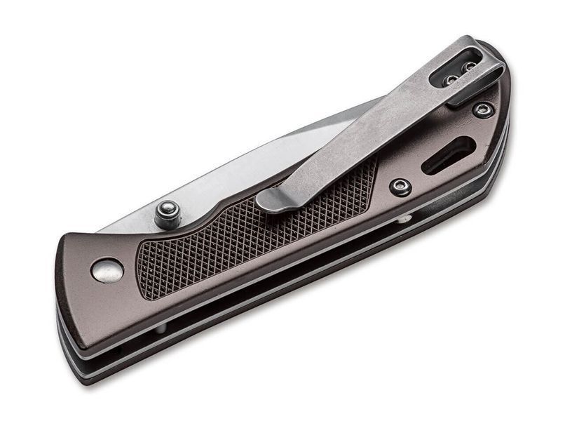 Ніж Boker Magnum Advance Checkering Dark Bronze 01RY303 4008771 фото