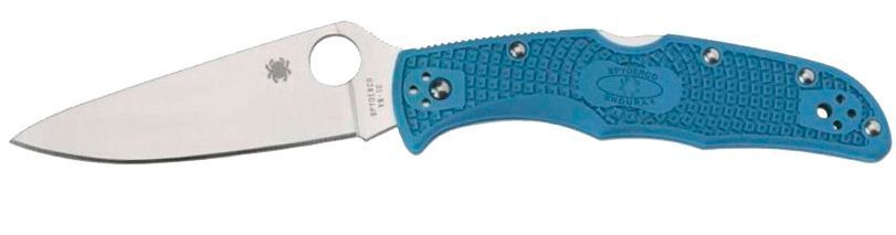 Ніж Spyderco Endura 4 Flat Ground Синій C10FPBL 871306 фото