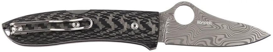 Ніж Spyderco SpyOpera Carbon Fiber Damasteel Thor C255CFPD 871601 фото