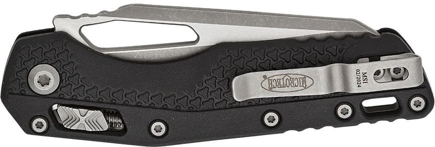 Нож Microtech MSI Tri-Grip Injection Molded Apocalyptic Serrated Black 210T-12APPMBK 14090692 фото