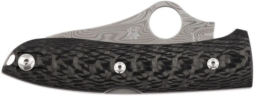 Ніж Spyderco SpyOpera Carbon Fiber Damasteel Thor C255CFPD 871601 фото