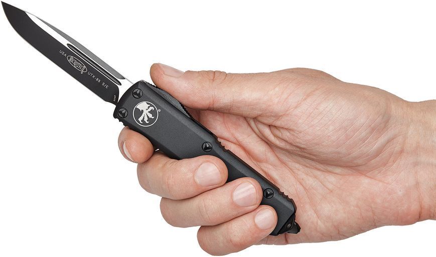 Нож Microtech UTX-85 Drop Point Black Blade Tactical 231-1T 14090092 фото