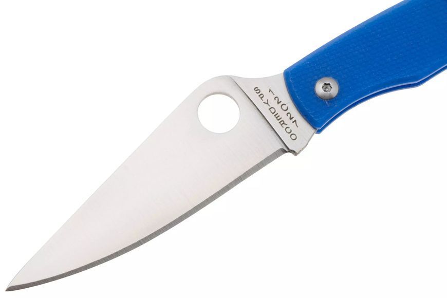 Ніж Spyderco Grasshopper 12C27 G-10 Blue C138GBLP 871679 фото