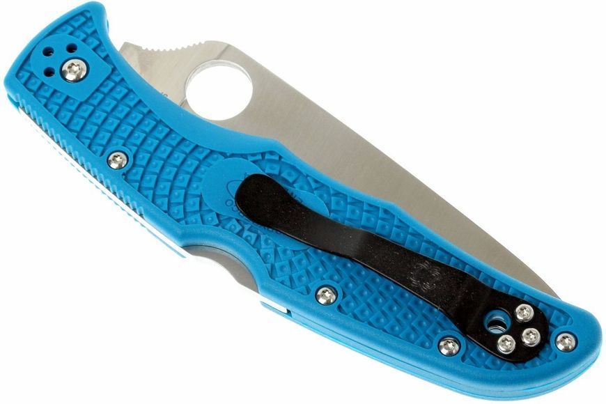 Ніж Spyderco Endura 4 Flat Ground Синій C10FPBL 871306 фото
