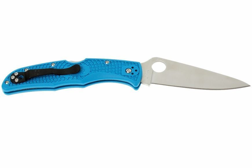 Ніж Spyderco Endura 4 Flat Ground Синій C10FPBL 871306 фото