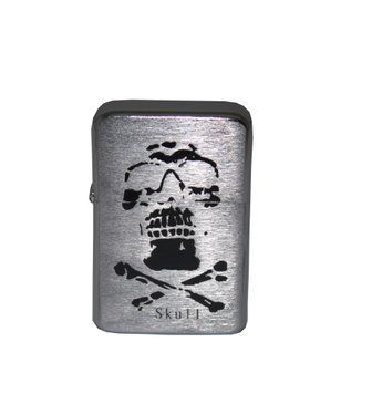 Зажигалка бензиновая STAR SKULL Серебристый (28113STAR) V77550847 фото
