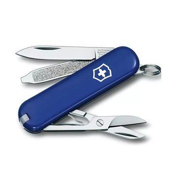 Швейцарський ніж Victorinox Classic Sd 58 мм 7 функцій Синій (0.6223.2) V77552154 фото