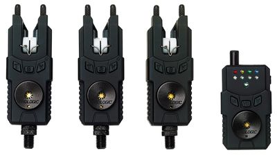 Набор сигнализаторов Prologic Custom SMX MKII Bite Alarms Set 3+1 red/green/yellow 18461727 фото