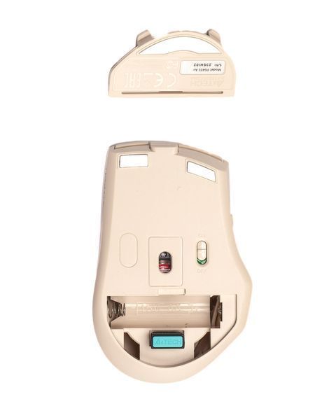 A4Tech Fstyler FG2400 Air (Beige), комплект бездротовий клавіатура з мишою, колір бежевий FG2400 Air (Beige) 1606372 фото