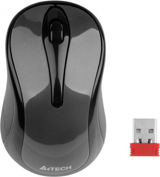 Миша A4-G3-280A USB V-Track , бездротова, 1000dpi, cіра G3-280A (Grey) 0202802 фото