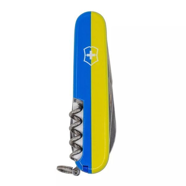 Швейцарський ніж Victorinox Climber Ukraine Герб на прапорі горизонтальний (1.3703.3_T3040p) V77552919 фото